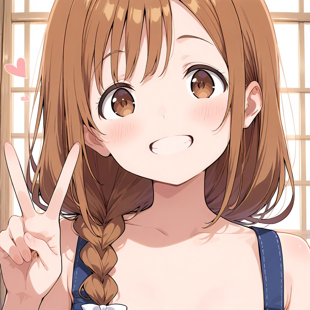 三つ編み女子ちゃんのえちピース