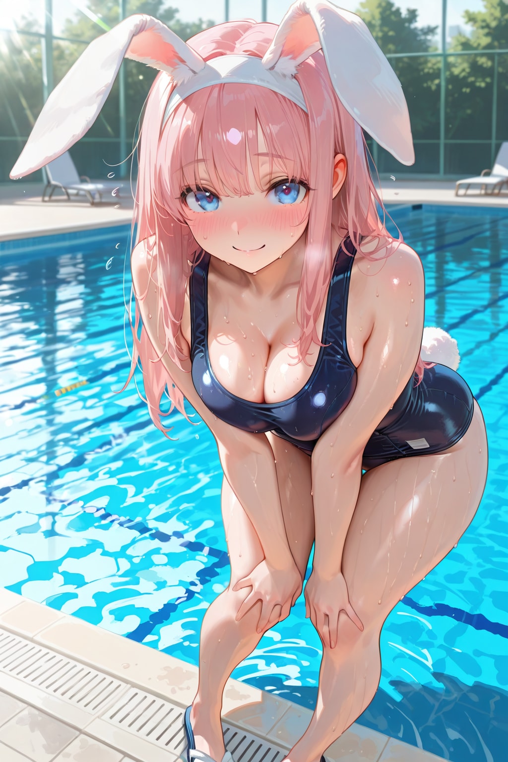 スク水バニーのECHIDNAちゃん