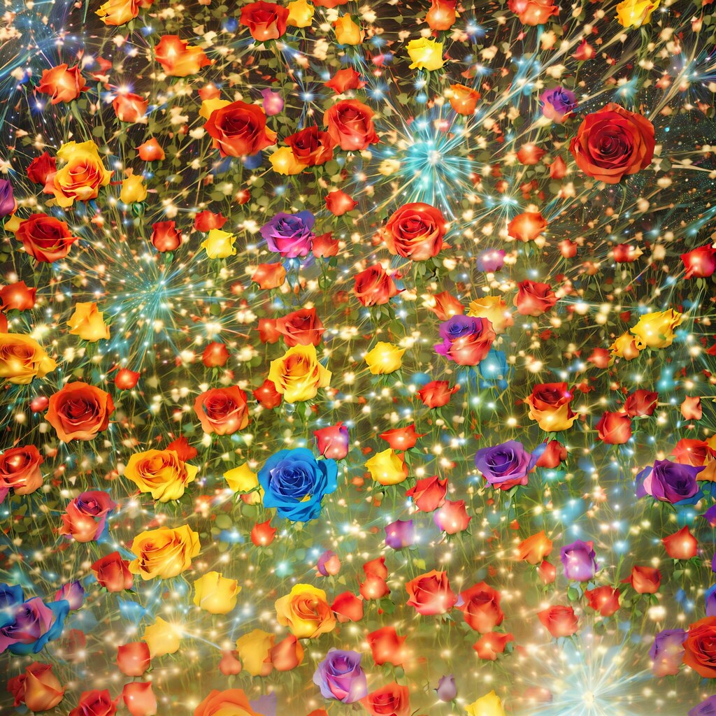 💓たくさんのバラの花束をあなたに