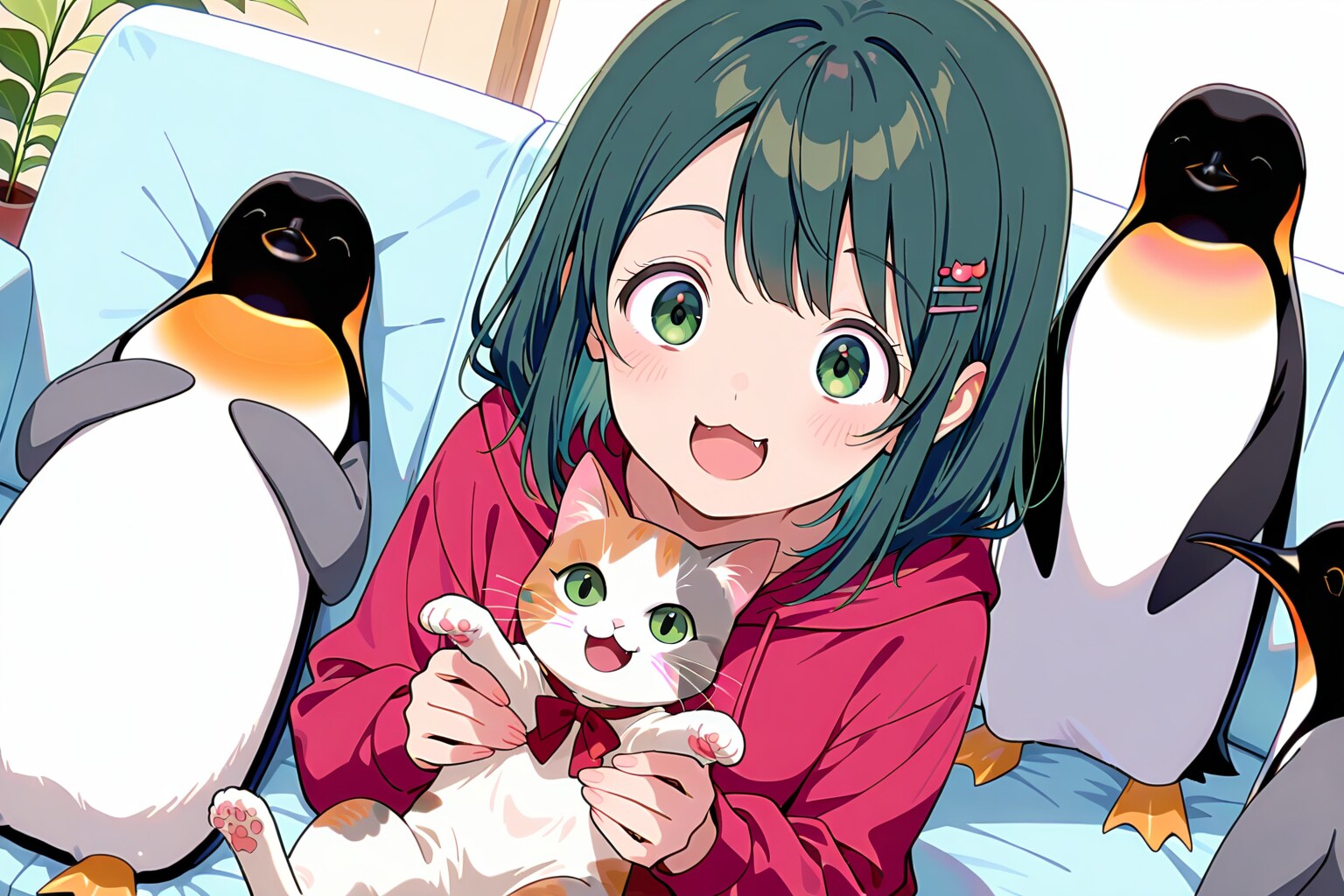 ニャンコとペンペン