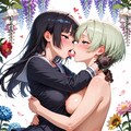 緑髪ショートの百合奈ちゃん 7枚目