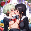 緑髪ショートの百合奈ちゃん 6枚目
