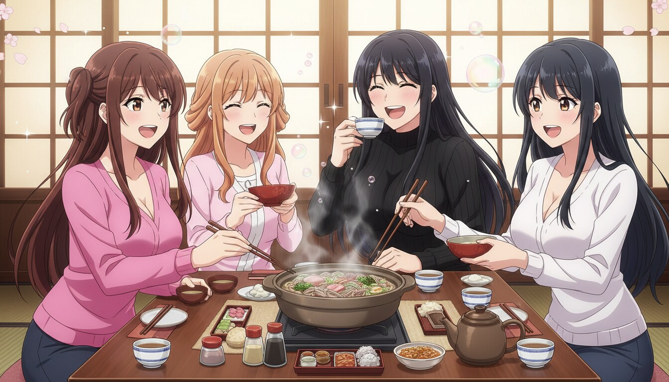 年越し女子会。 | の人気AIイラスト・グラビア