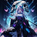 骸骨 x 死神 x 蝶 6枚目
