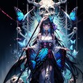 骸骨 x 死神 x 蝶 9枚目
