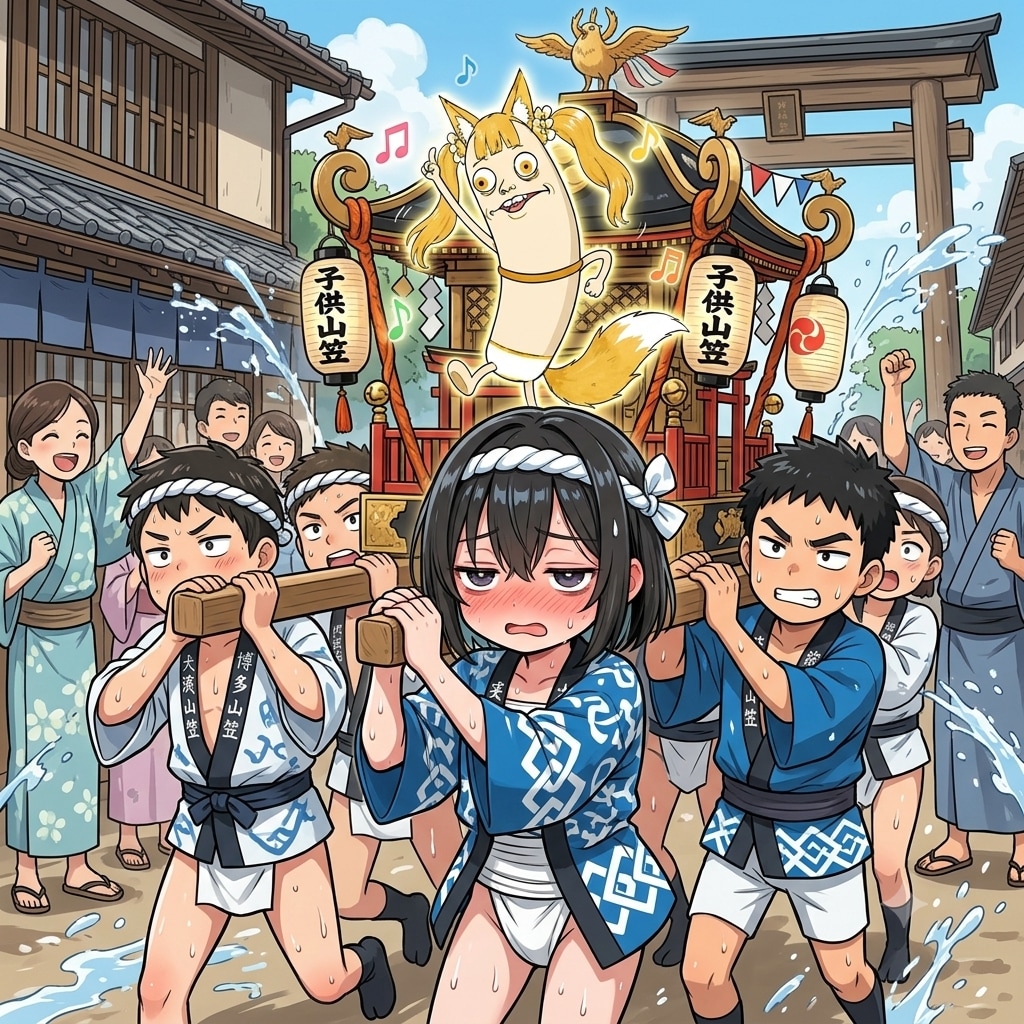 にいちゃん…このおみこし…⁉︎