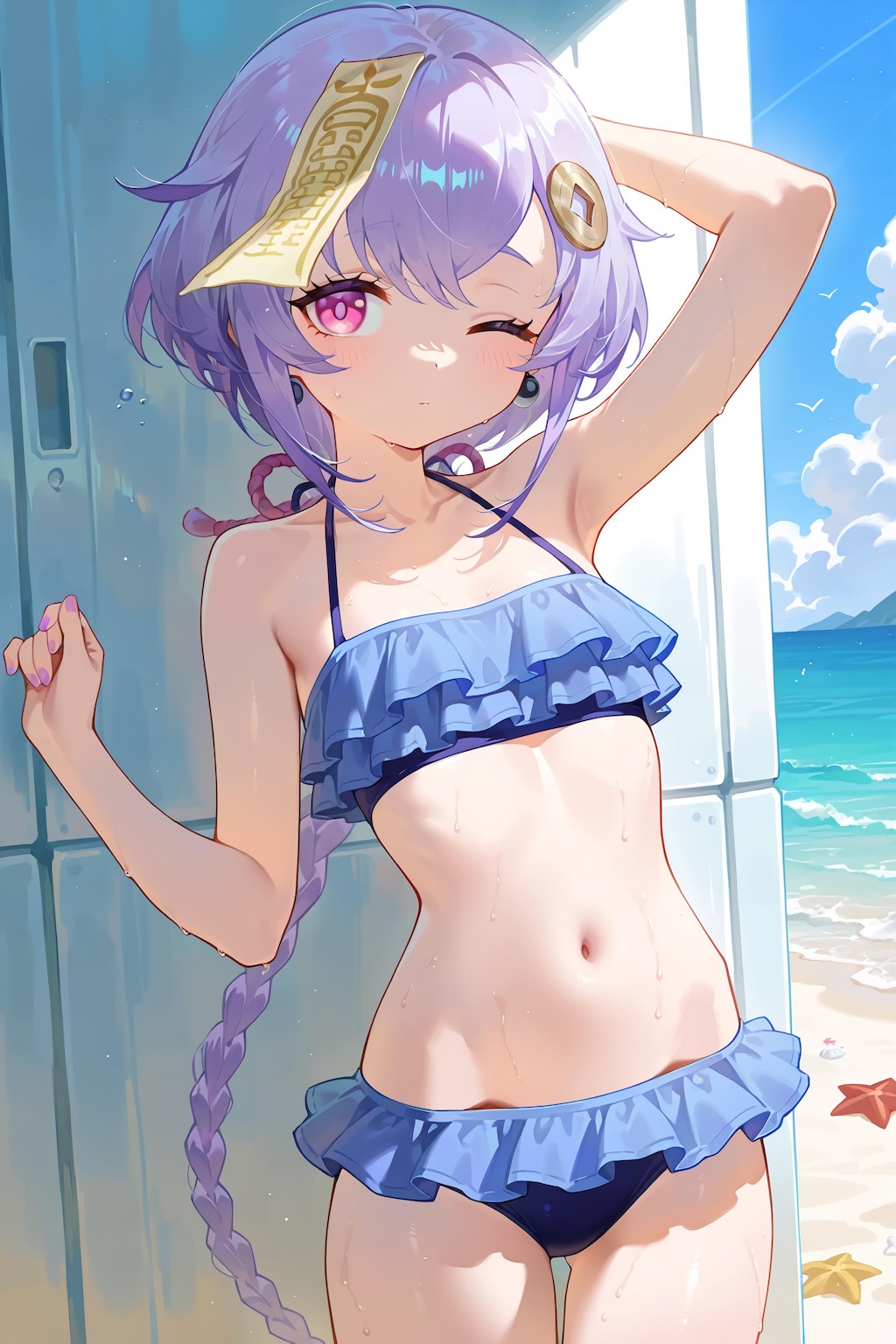水着七七
