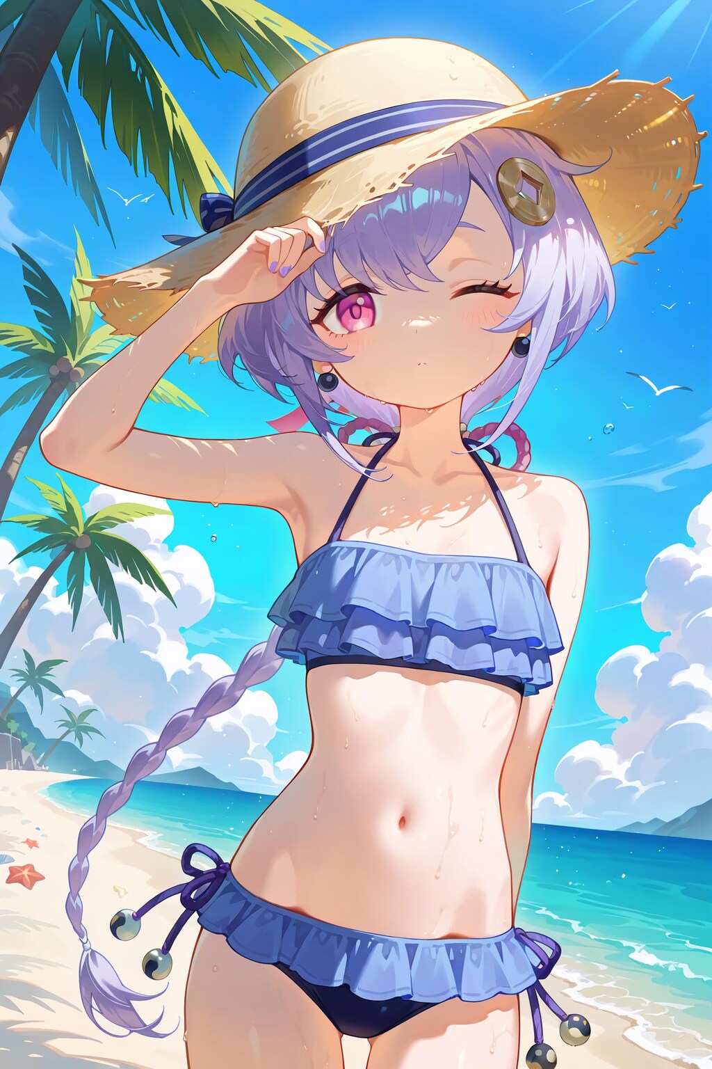 水着七七