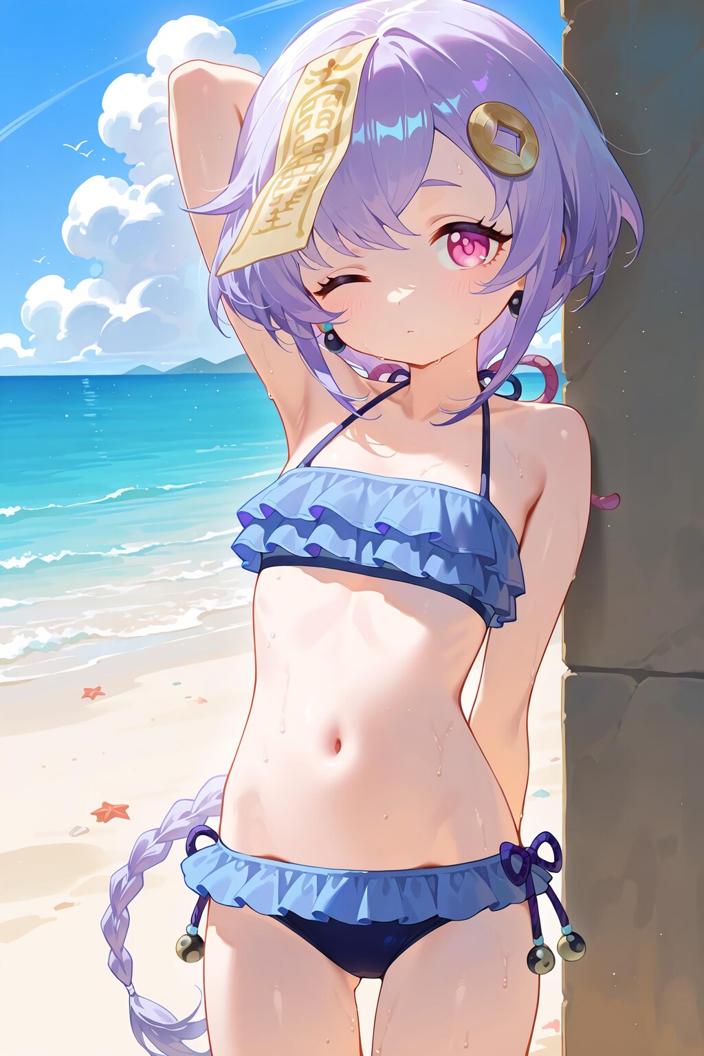 水着七七