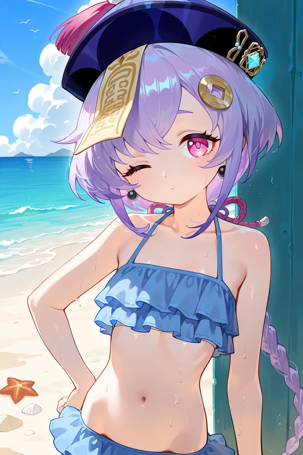 水着七七