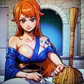 ナミのセクシーなタトゥーが輝く年末年始の大掃除！心地よい環境を作り上げよう 3枚目
