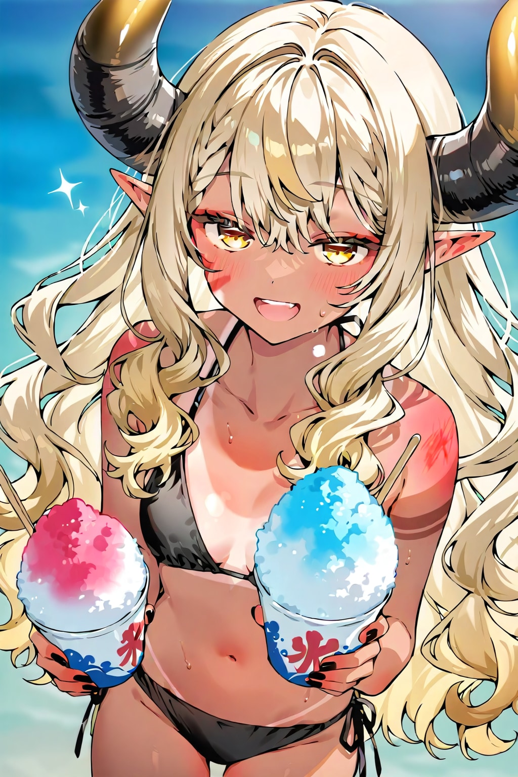 お主は、ブルーハワイじゃったな、ほれ_20260801