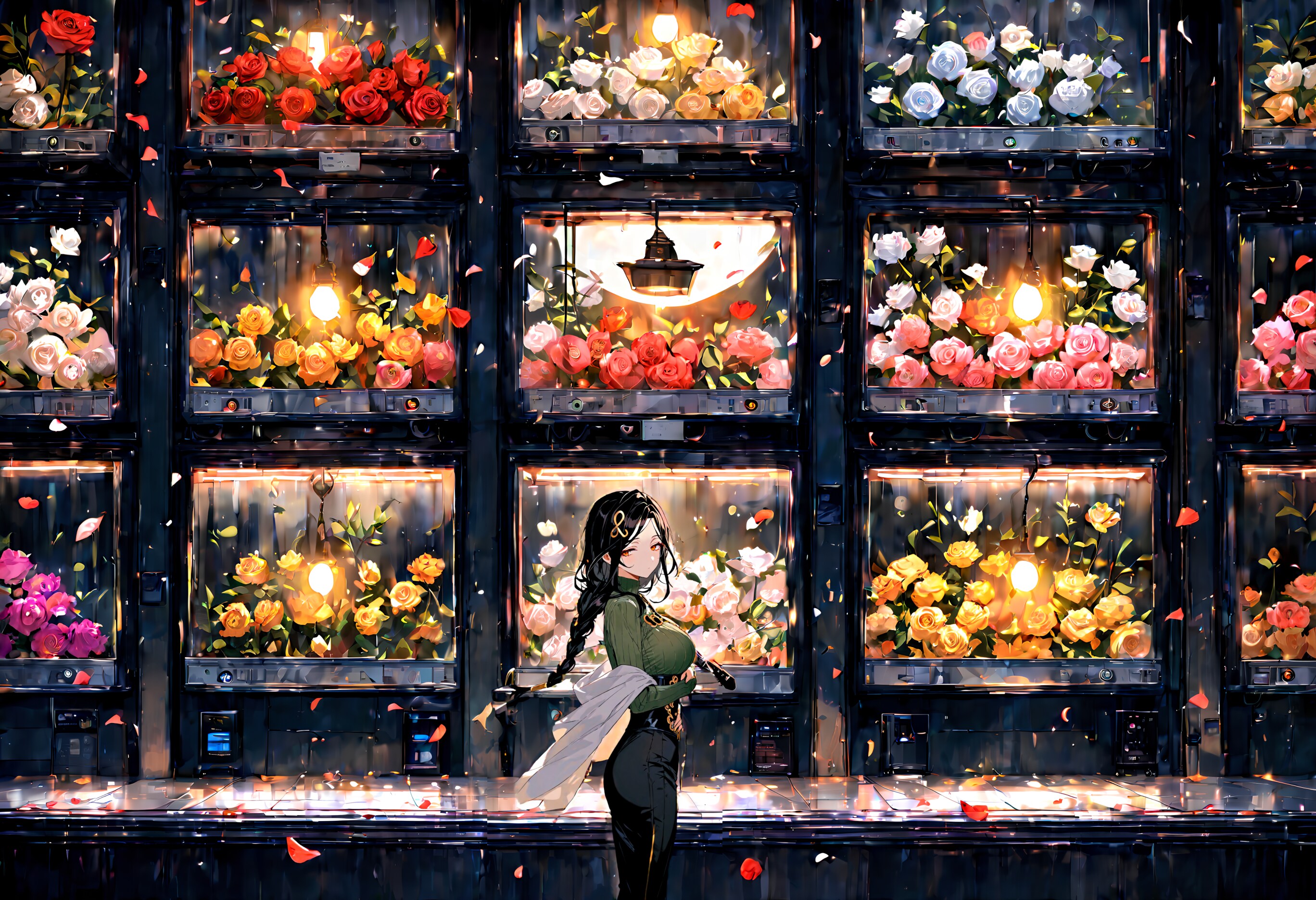 バラのショーケース - 白雪巴 / にじさんじ | の人気AIイラスト・グラビア