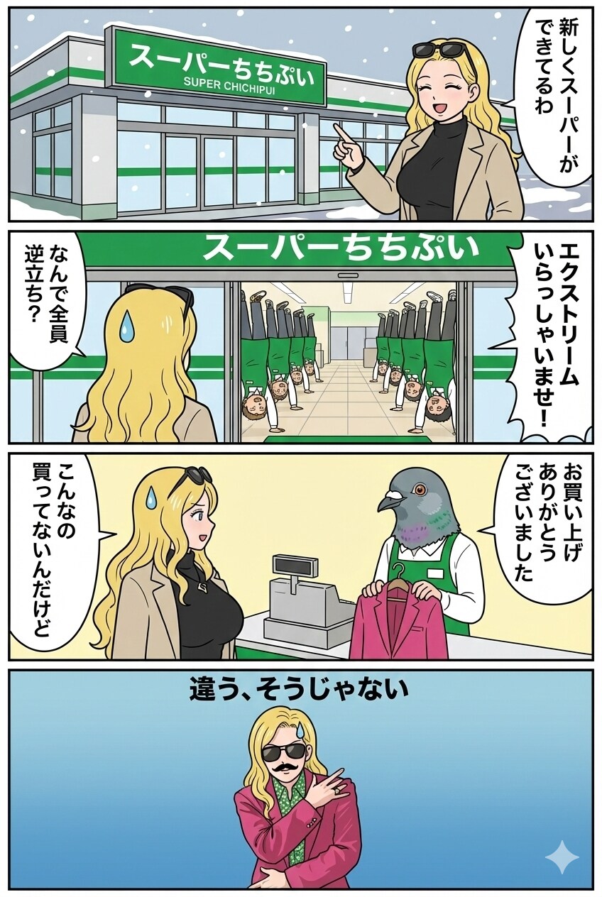 なっちゃん、スーパーちちぷいに行く | の人気AIイラスト・グラビア