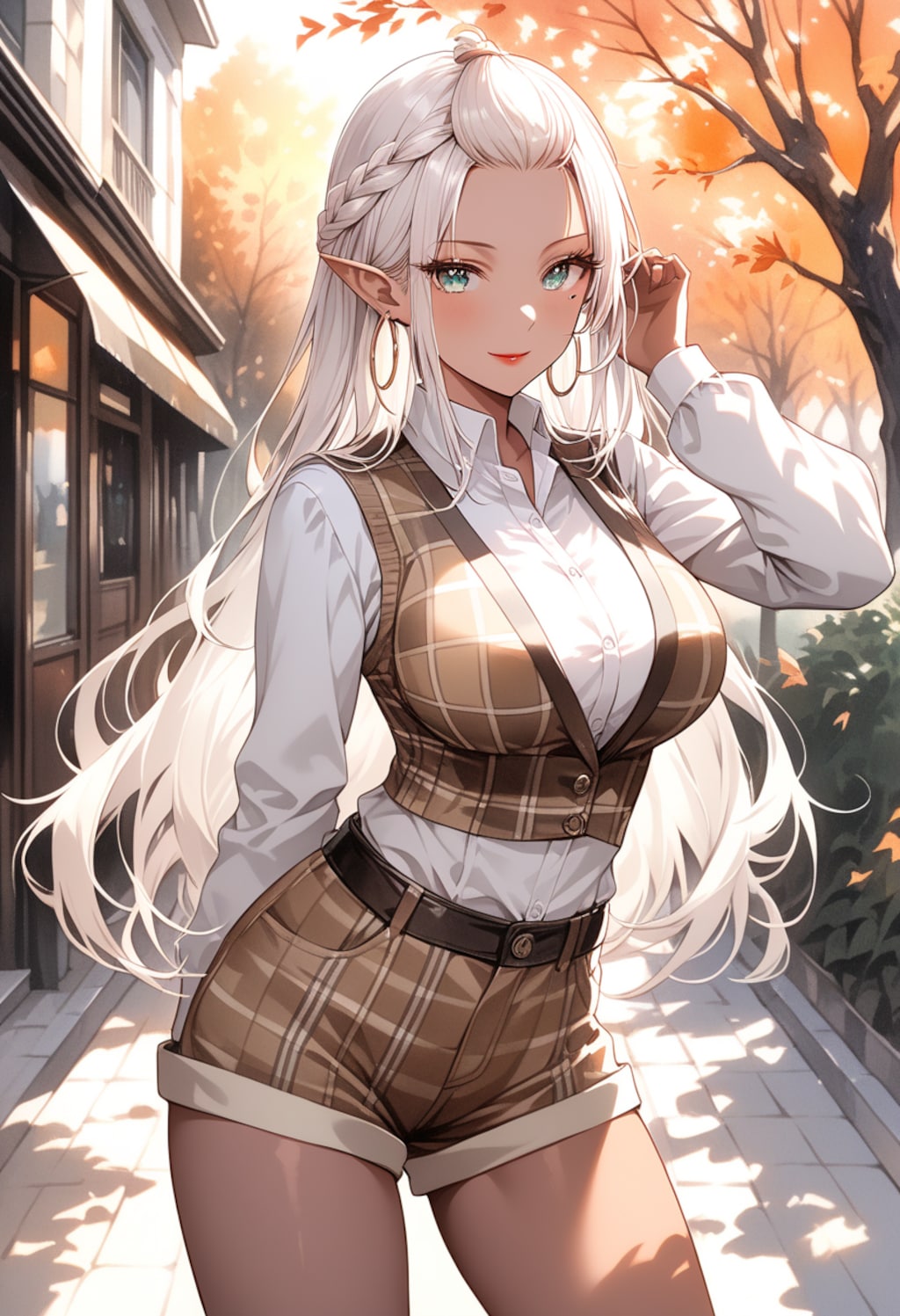 秋のチェックな2人