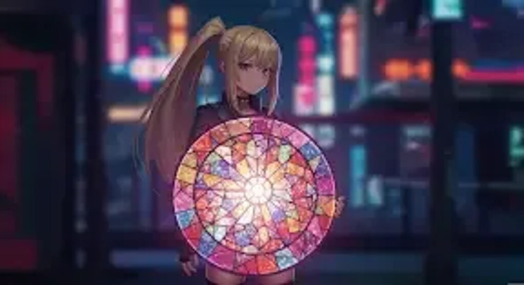 ステンドグラスシールド