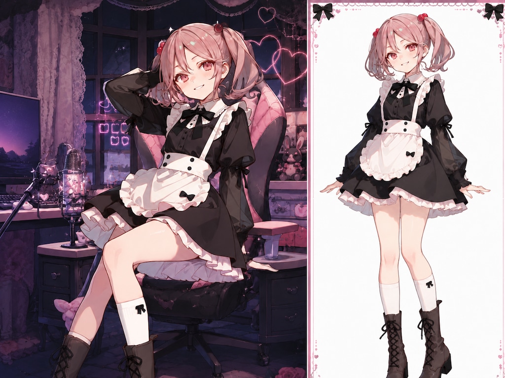 新人Vtuber・小波ひめり（架空）