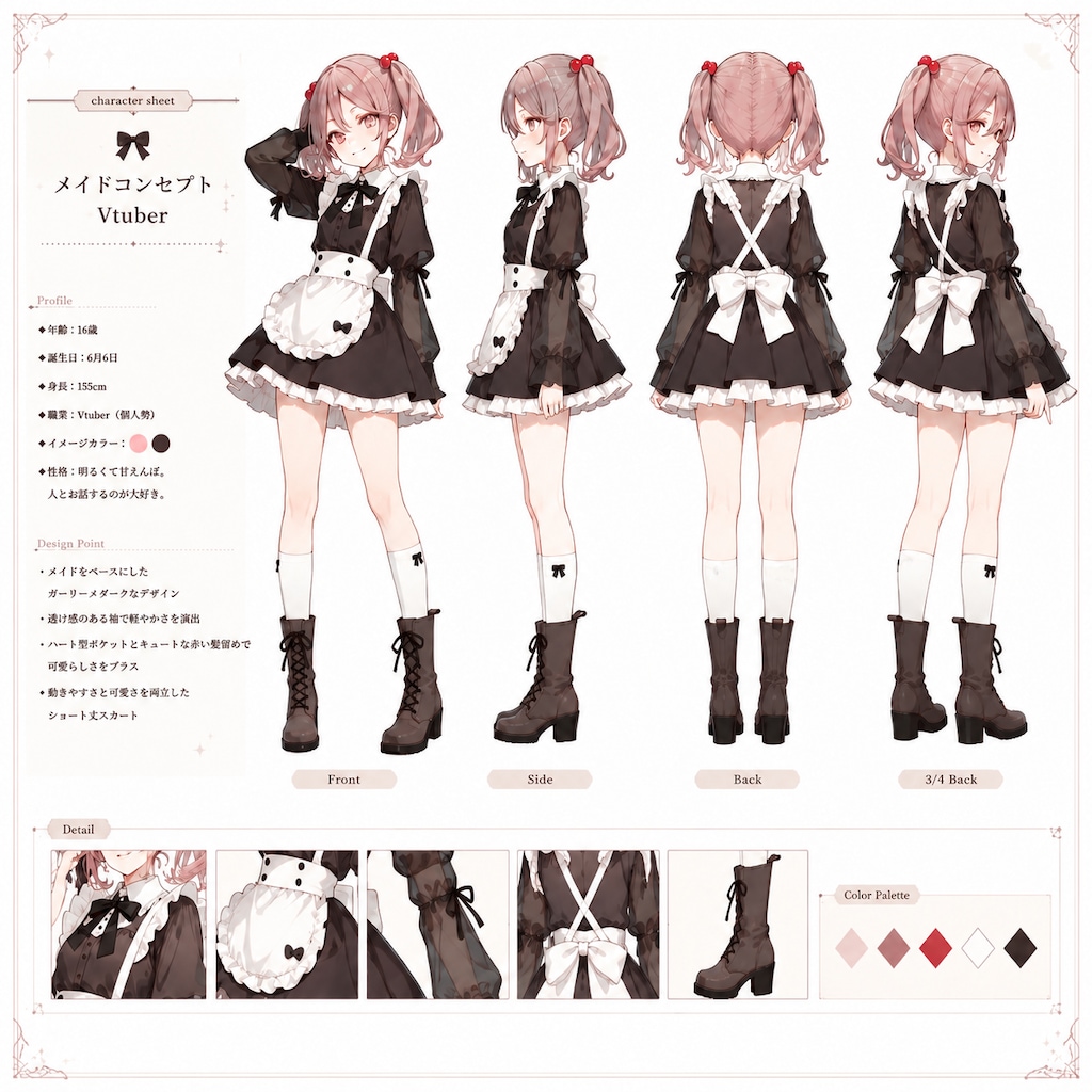 新人Vtuber・小波ひめり（架空）