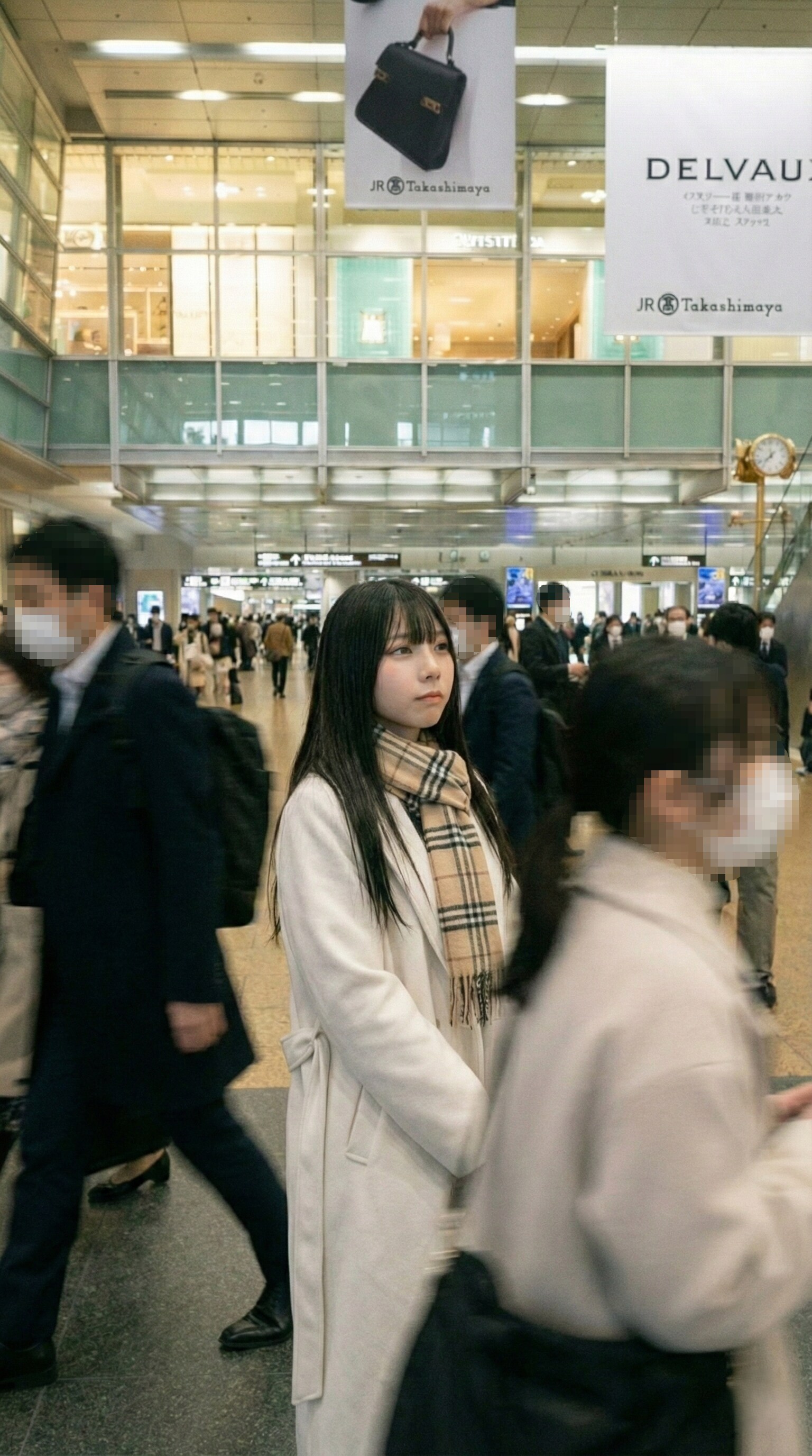 某駅にて | の人気AIイラスト・グラビア