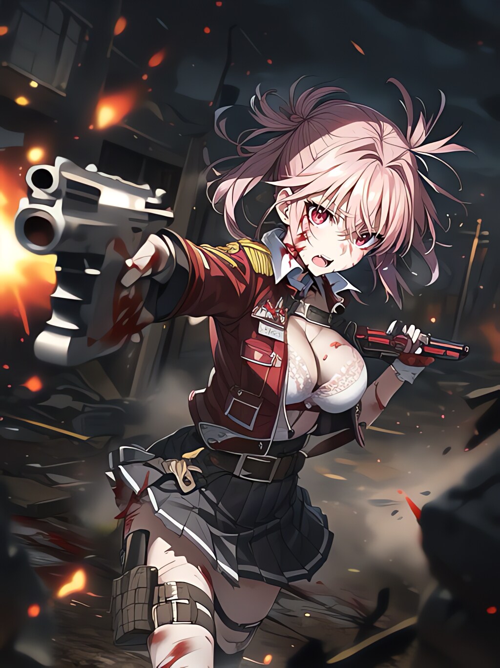 銃と女の子