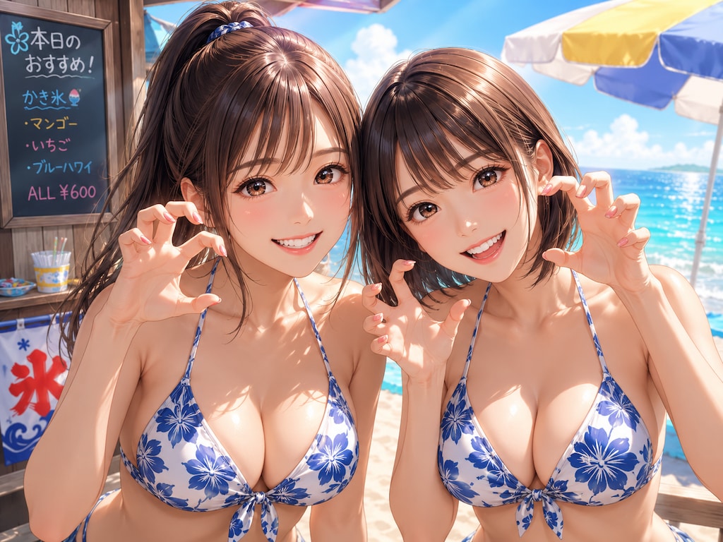 海の家、がおーポーズ2