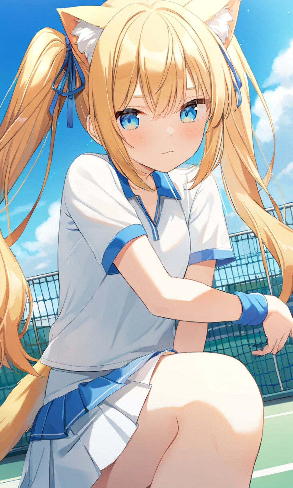 こるり「テニスすごい。強いプレイヤーがいる」まや「まあ、運動神経良くても助っ人のつもりですぐじゃ、まあね」