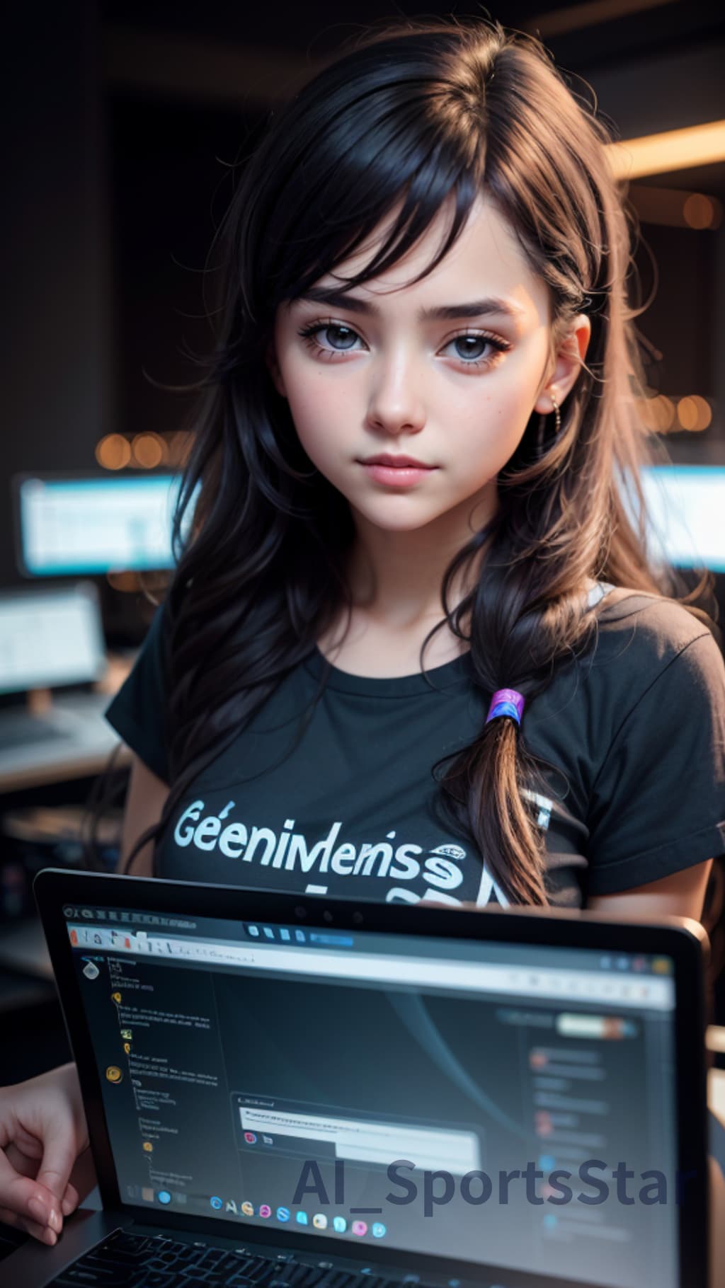 天才プログラマーの女の子