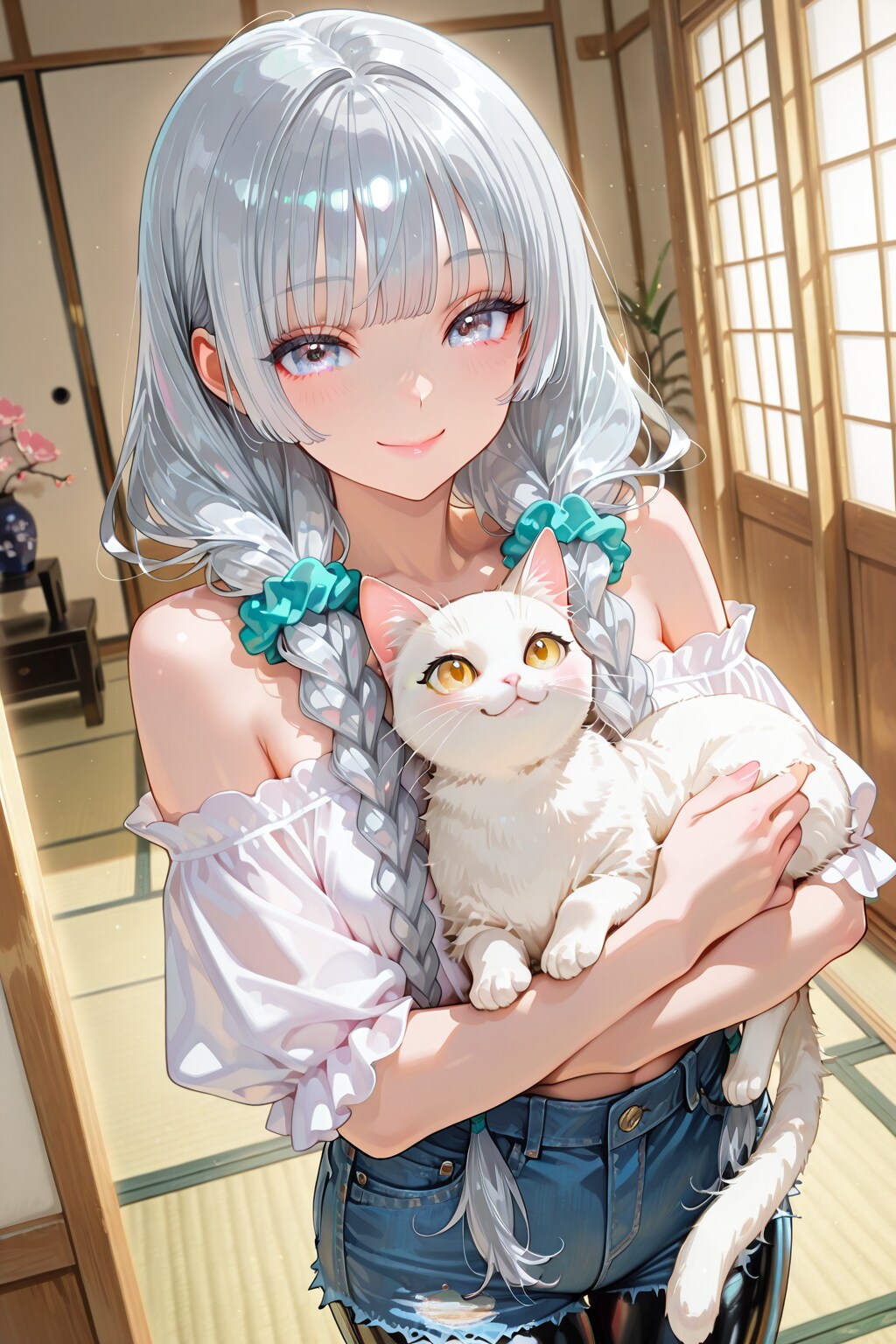 ももちゃん❤️おはよう❤️今日はももちゃんが大好きな絵梨奈ちゃんと福ちゃんの家に遊びに行くから準備しましょうね❤️