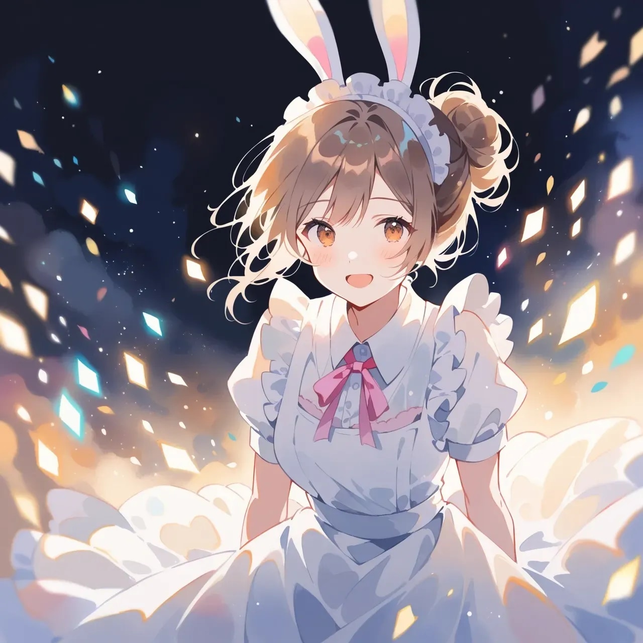 パーティクル | の人気AIイラスト・グラビア