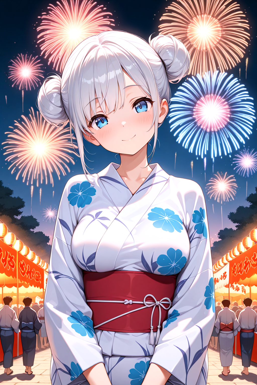 夏祭りを彼女と