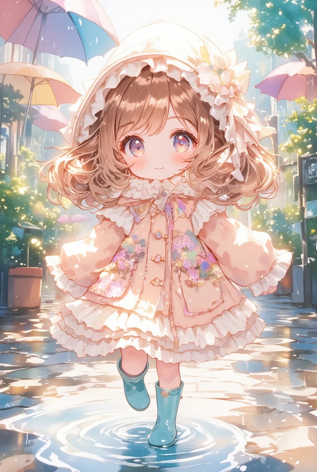 フリフリレインコートちゃん