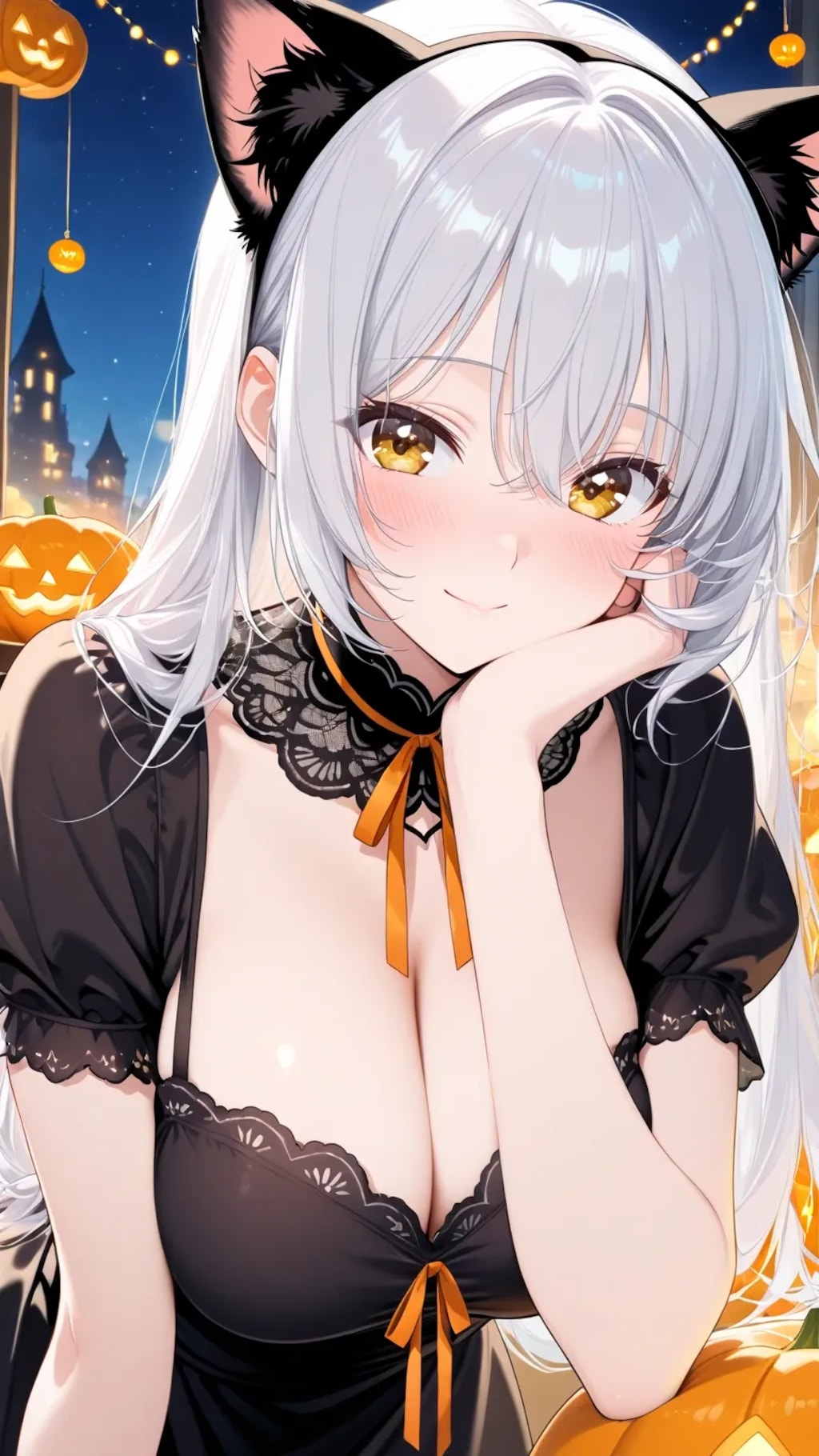お菓子くれるまで、帰らない♡🎃