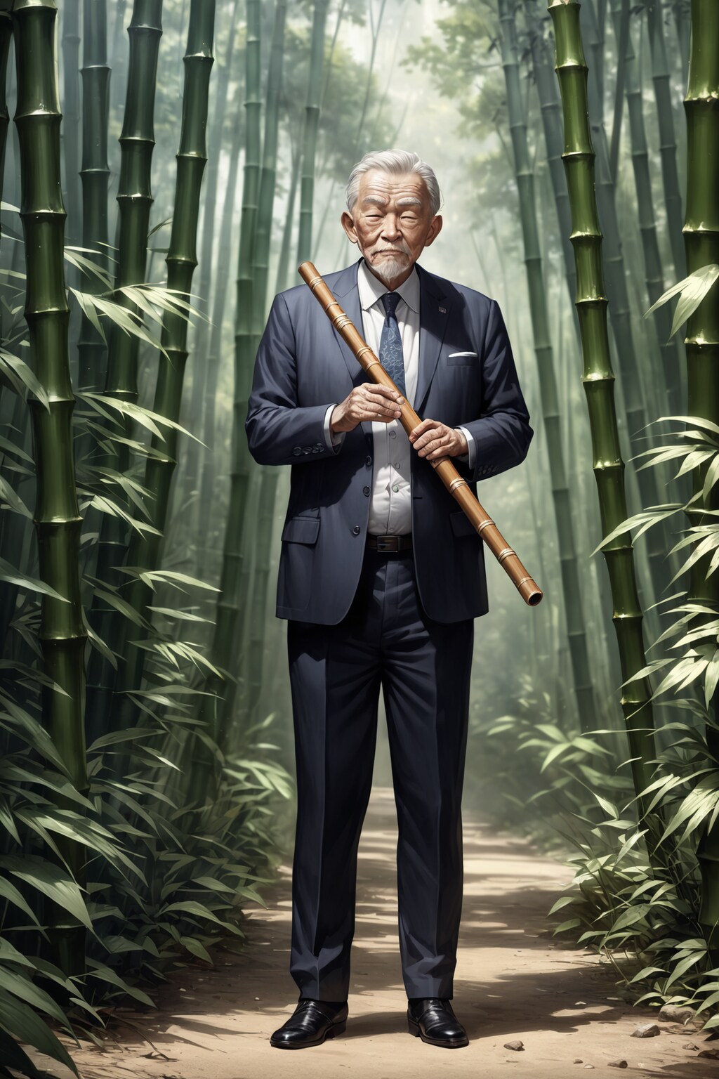 大和民族の楽器、尺八。