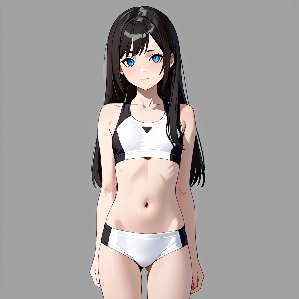 スポーティな水着お姉さん達