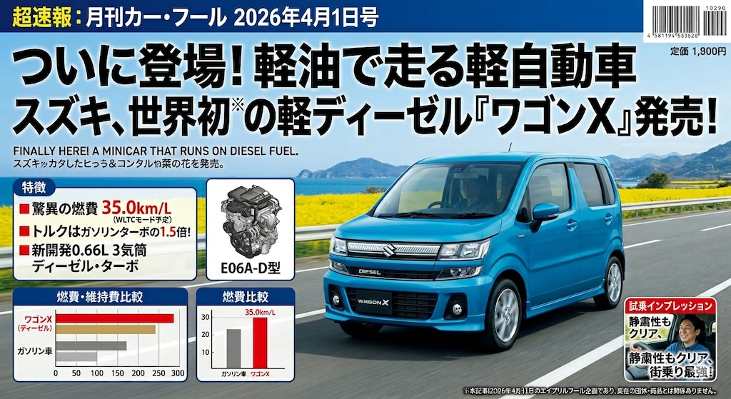軽油で走る軽自動車