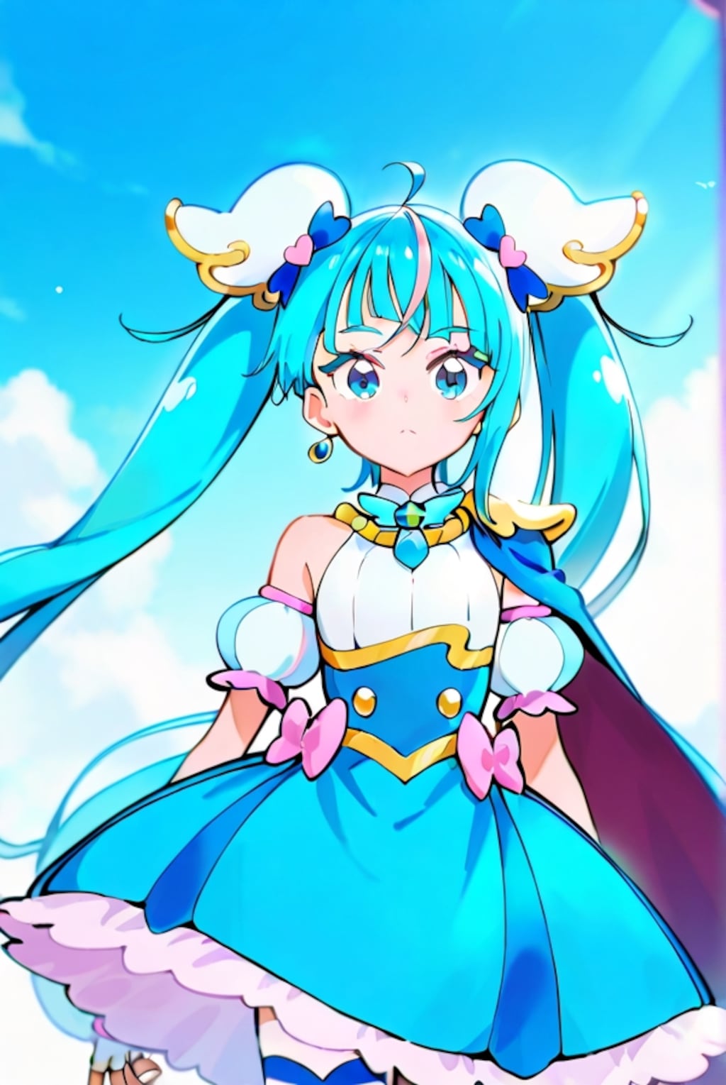 猛暑でも頑張れ！キュアスカイ