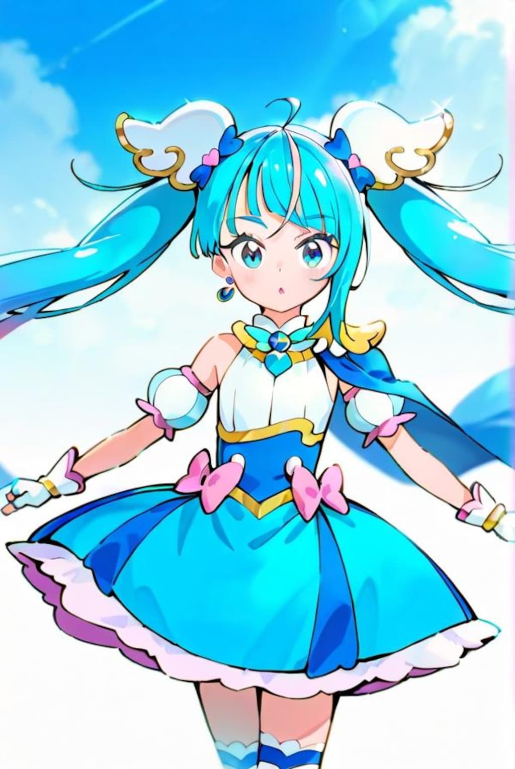 猛暑でも頑張れ！キュアスカイ