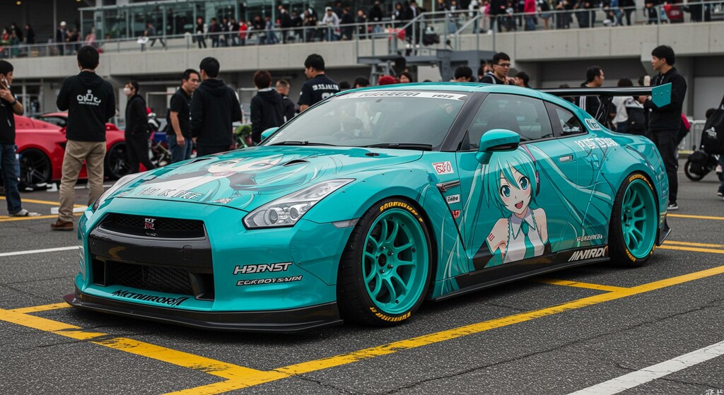 初音ミク痛車GT-R