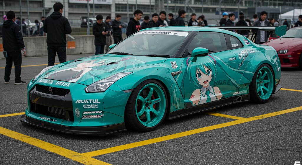初音ミク痛車GT-R