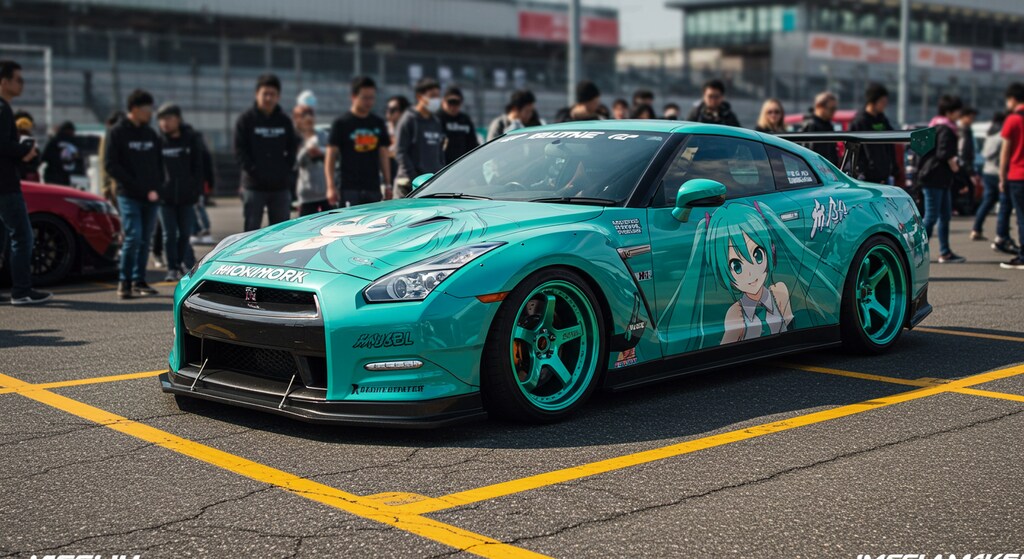 初音ミク痛車GT-R