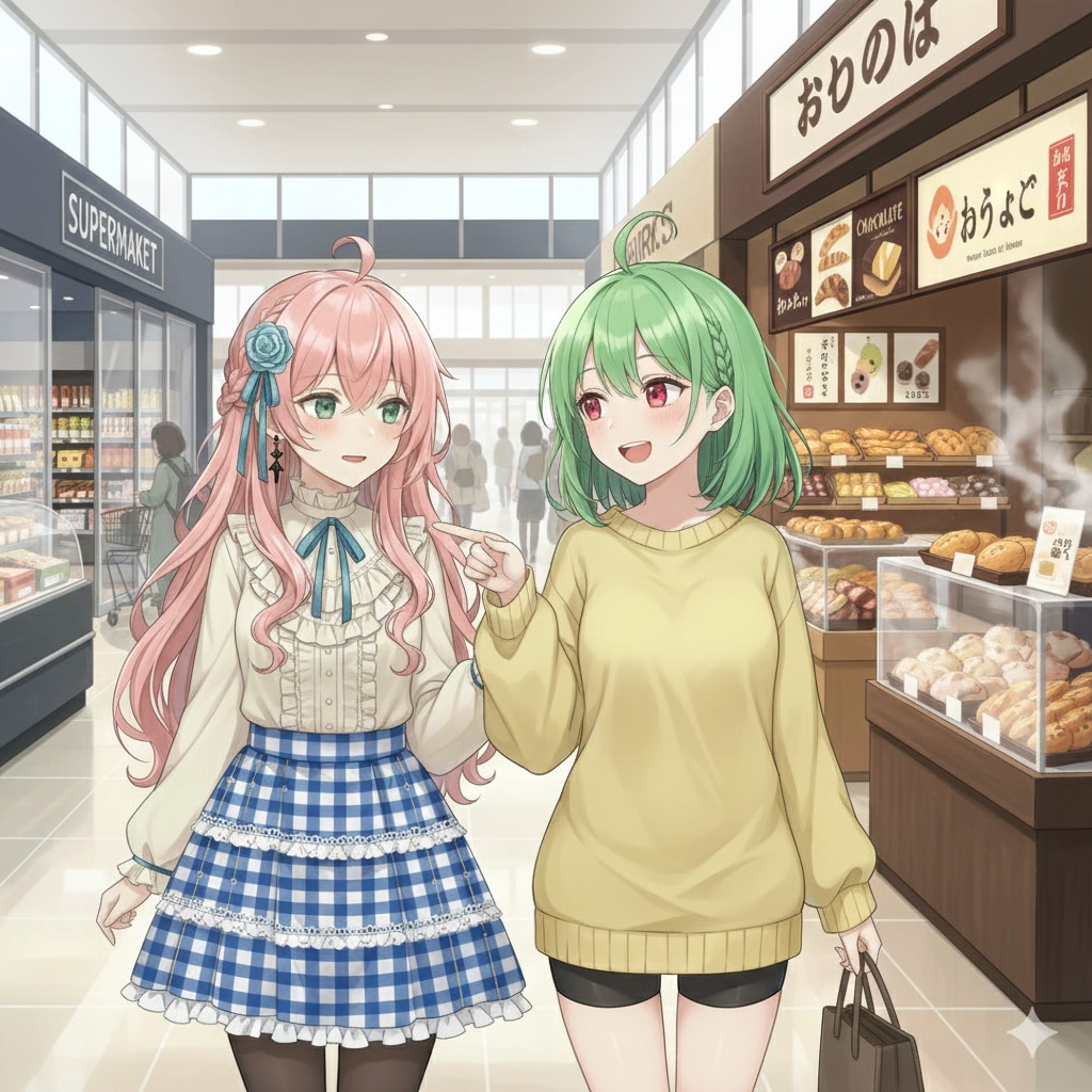 どこいくー？パン食べるー！ | の人気AIイラスト・グラビア