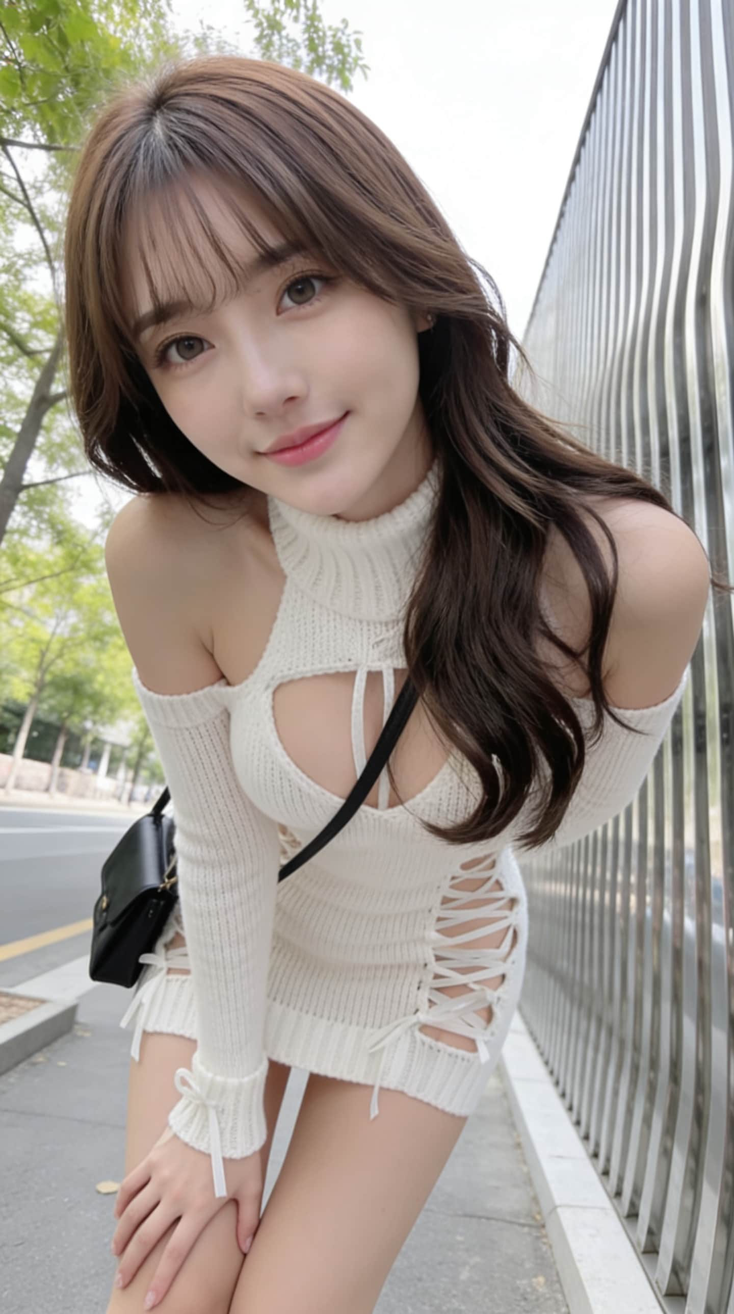 お待たせ！今日の服、ちょっと攻めすぎたかな…？