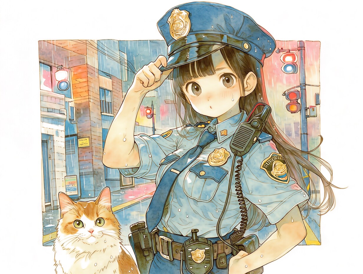 ジャケ写・婦警さん（２）