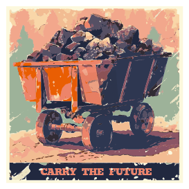 未来を運ぶトロッコ | の人気AIイラスト・グラビア