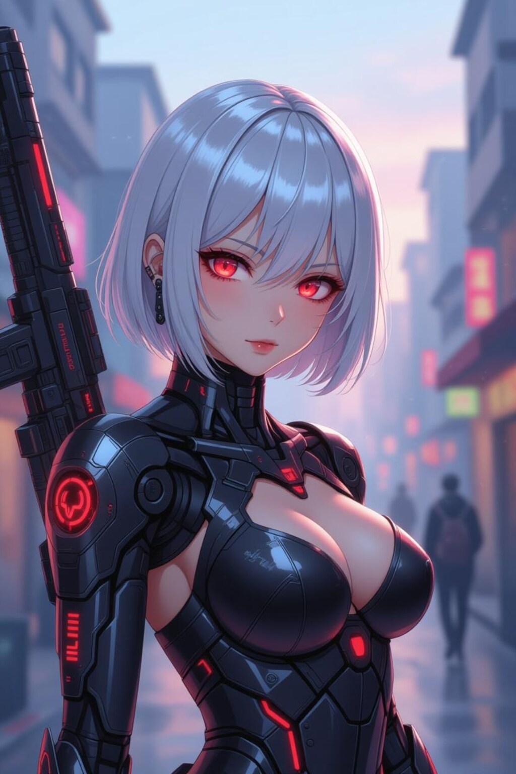 銀髪(サイボーグ2)