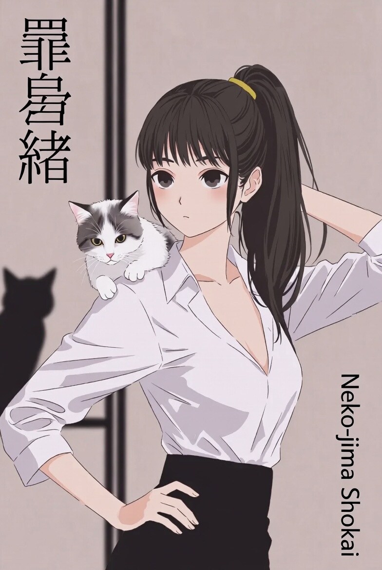 猫と胸元