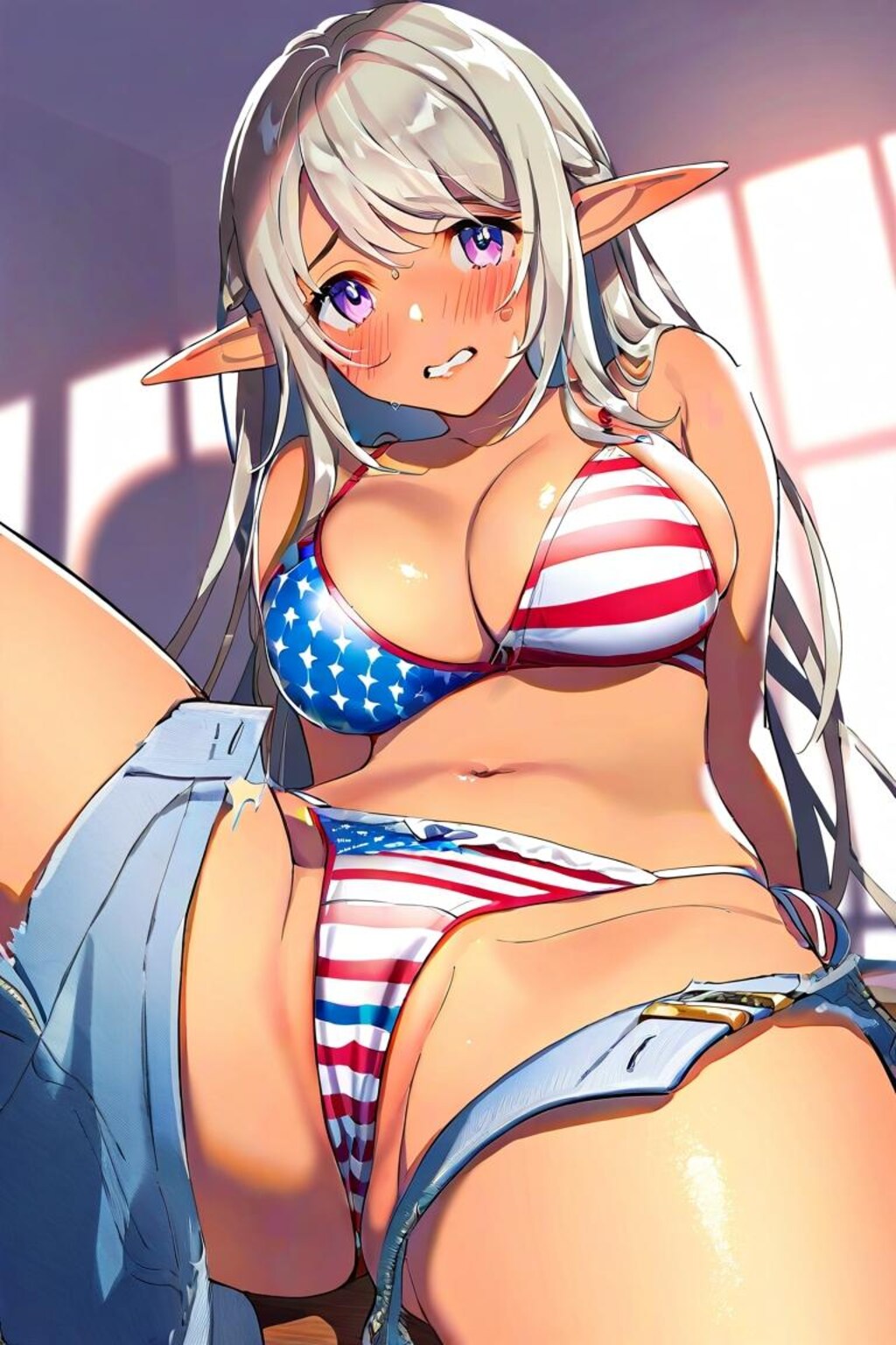 エルフの下着ショー