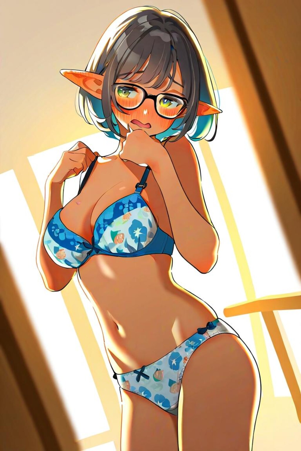 エルフの下着ショー