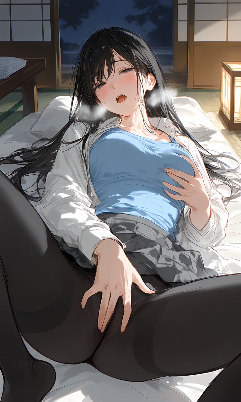 全力でふんばって、出した後、したくなった女の子