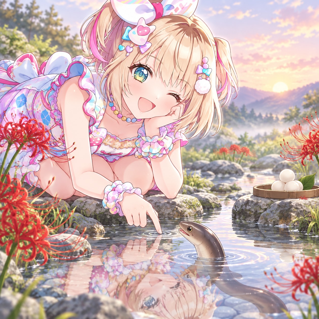 おはよウナギ（35）3時のアイドル　GPTimages2.5 | の人気AIイラスト・グラビア